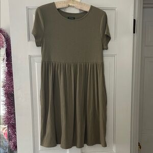Wild Fable Olive Green Short Sleeve Dress